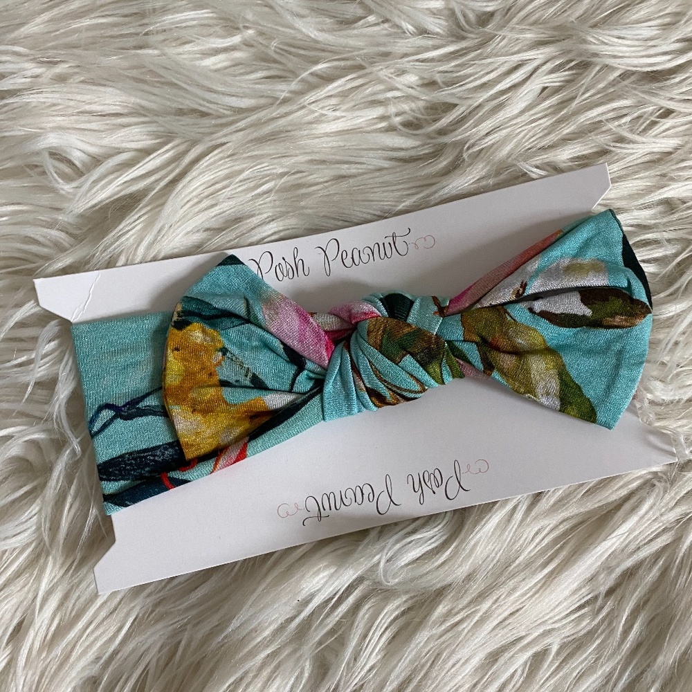 Posh Peanut Tuscan Teal headband (2 available)
